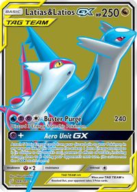 Latias & Latios GX (Full Art) — SM - Team Up