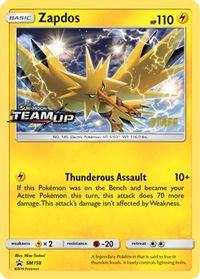 Zapdos - SM159 (Prerelease) [Staff] — SM Promos