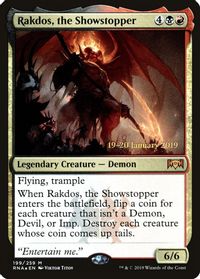 Rakdos, the Showstopper — Prerelease Cards