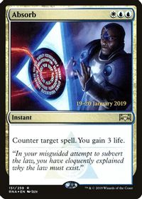 Absorb — Prerelease Cards