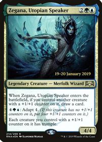 Zegana, Utopian Speaker — Prerelease Cards