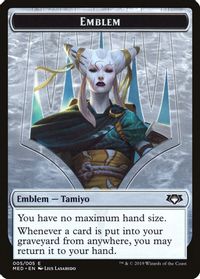 Emblem - Tamiyo, the Moon Sage — Mythic Edition: Ravnica Allegiance