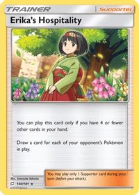 Erika's Hospitality - 140/181 (SM Team Up) — Deck Exclusives