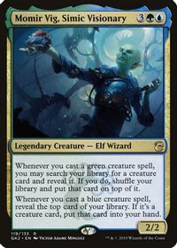 Momir Vig, Simic Visionary — Ravnica Allegiance: Guild Kits