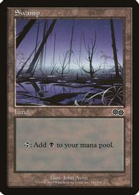 Swamp (340) — Urza's Saga