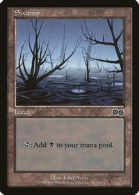 Swamp (341) — Urza's Saga