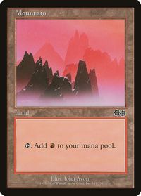Mountain (345) — Urza's Saga