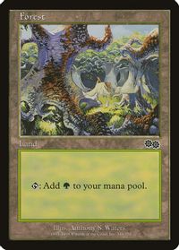 Forest (348) — Urza's Saga