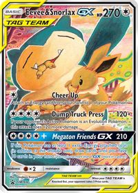 Eevee & Snorlax GX - SM169 — SM Promos