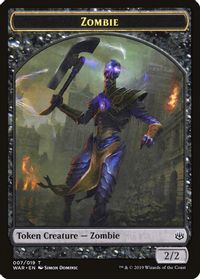 Zombie Token — War of the Spark