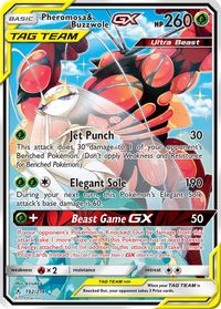 Pheromosa & Buzzwole GX (192) (Alternate Full Art) — SM - Unbroken Bonds