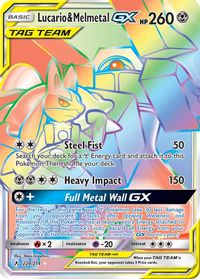 Lucario & Melmetal GX (Secret) — SM - Unbroken Bonds