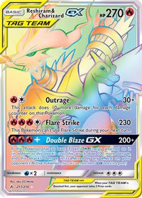 Reshiram & Charizard GX (Secret) — SM - Unbroken Bonds