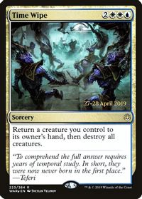 Time Wipe — Prerelease Cards