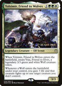 Tolsimir, Friend to Wolves — Prerelease Cards