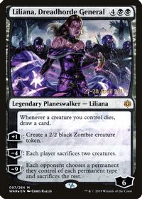 Liliana, Dreadhorde General — Prerelease Cards