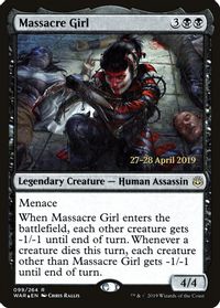 Massacre Girl — Prerelease Cards