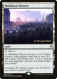 Mobilized District — Prerelease Cards