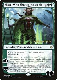 Nissa, Who Shakes the World — Prerelease Cards