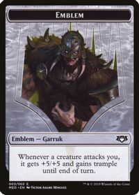 Emblem - Garruk, Apex Predator — Mythic Edition: War of the Spark