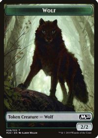 Wolf Token — Core Set 2020