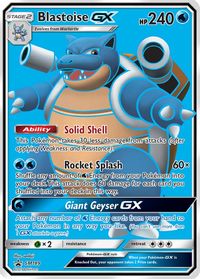 Blastoise GX - SM189 — SM Promos