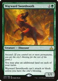 Wayward Swordtooth — Promo Pack: Core Set 2020