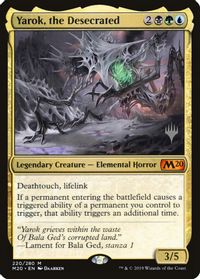 Yarok, the Desecrated — Promo Pack: Core Set 2020
