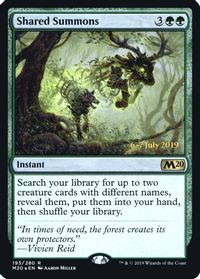 Shared Summons — Prerelease Cards