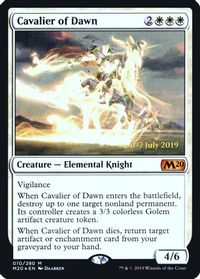 Cavalier of Dawn — Prerelease Cards