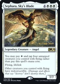 Sephara, Sky's Blade — Prerelease Cards