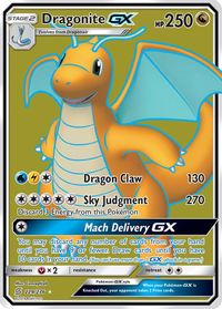 Dragonite GX (Full Art) — SM - Unified Minds