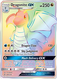 Dragonite GX (Secret) — SM - Unified Minds