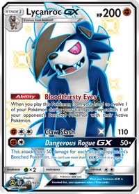 Lycanroc GX (SV66) — Hidden Fates: Shiny Vault