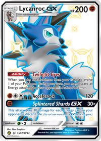 Lycanroc GX (SV67) — Hidden Fates: Shiny Vault
