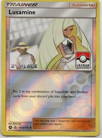 Lusamine - 153a/156 (League Challenge) [2nd Place] — League & Championship Cards