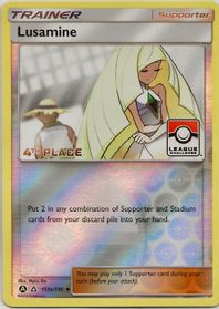 Lusamine - 153a/156 (League Challenge) [4th Place] — League & Championship Cards