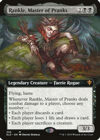 Rankle, Master of Pranks (Extended Art) — Throne of Eldraine