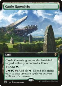 Castle Garenbrig (Extended Art) — Throne of Eldraine