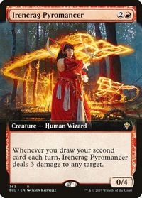 Irencrag Pyromancer (Extended Art) — Throne of Eldraine