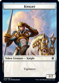 Knight Token — Throne of Eldraine