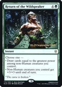 Return of the Wildspeaker — Prerelease Cards