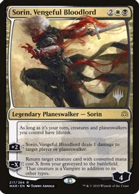 Sorin, Vengeful Bloodlord — Promo Pack: Throne of Eldraine