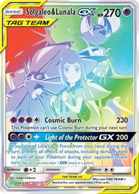 Solgaleo & Lunala GX (Secret) — SM - Cosmic Eclipse