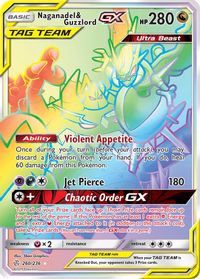 Naganadel & Guzzlord GX (Secret) — SM - Cosmic Eclipse