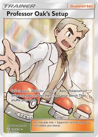 Professor Oak's Setup (Full Art) — SM - Cosmic Eclipse