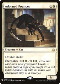 Adorned Pouncer — The List Reprints