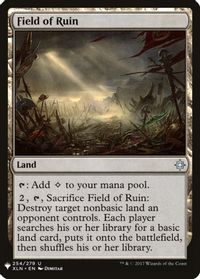 Field of Ruin — The List Reprints