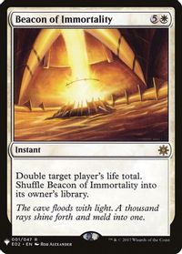 Beacon of Immortality — The List Reprints
