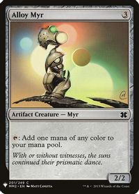 Alloy Myr — The List Reprints